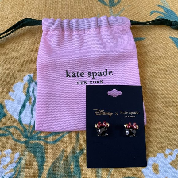 Disney x Kate Spade New York Minnie Mouse Stud Earrings - Picture 2 of 3